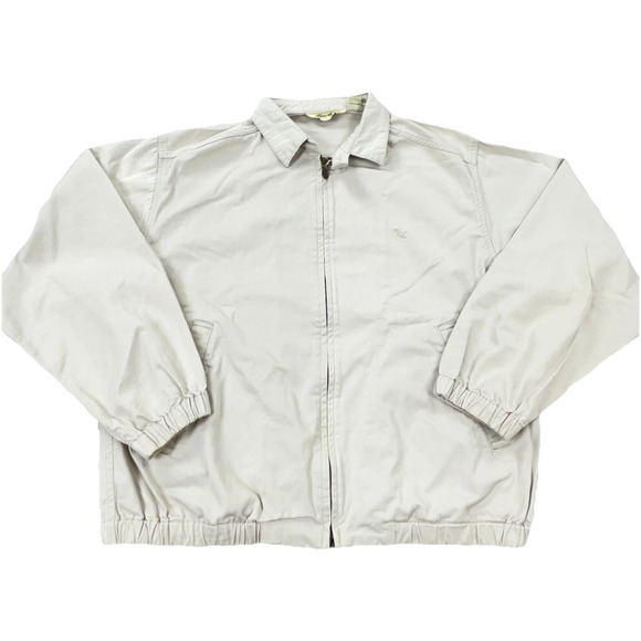 Eddie Bauer Other - Eddie Bauer Jacket Men Medium Tan Twill Jean Denim Unlined‎ Hunting Coat Adult